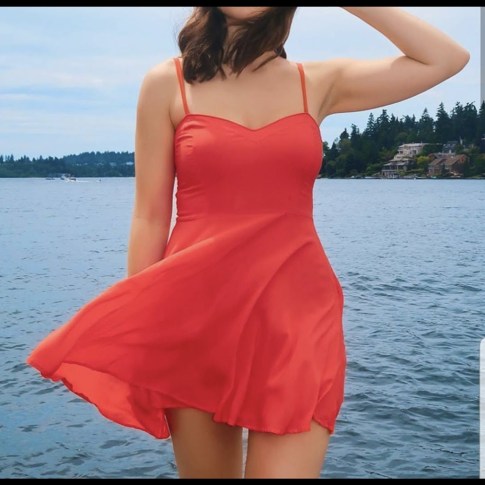 NWT Aritzia red dress 6